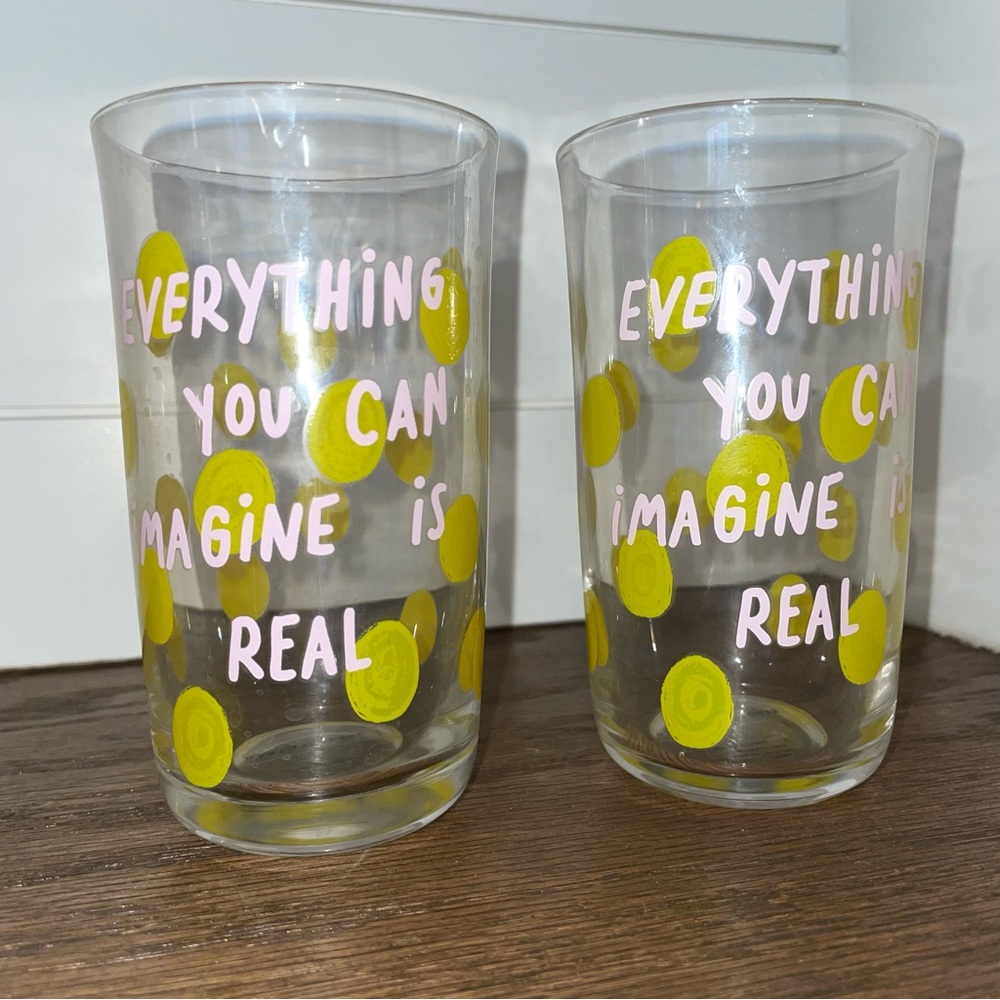 Anthropologie Everything You Can Imagine Is Real Glass